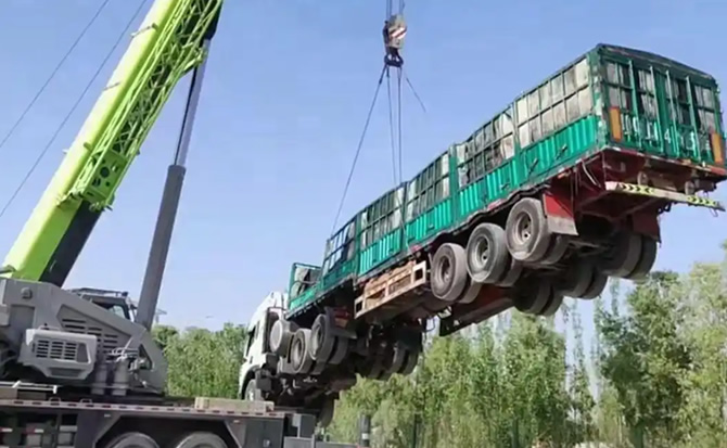 兴隆台区道路脱困救援案例